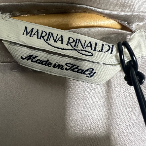 Marina Rinaldi Silver Silk Tunic - Picture 3 of 6